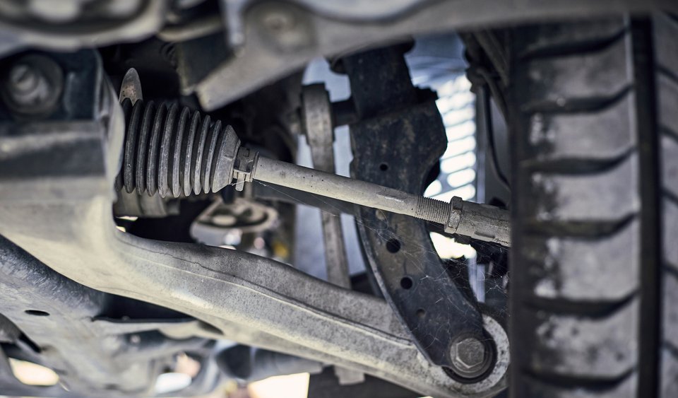 Cardans et moyeux automobile en gros plan